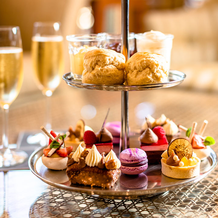 Morning or afternoon tea at the Saxon Hotel