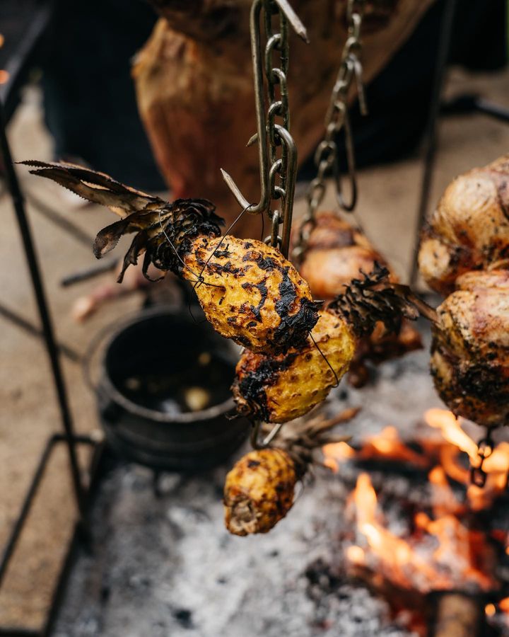 Fuegos Argentinian restaurant – Asado grilled pineapple