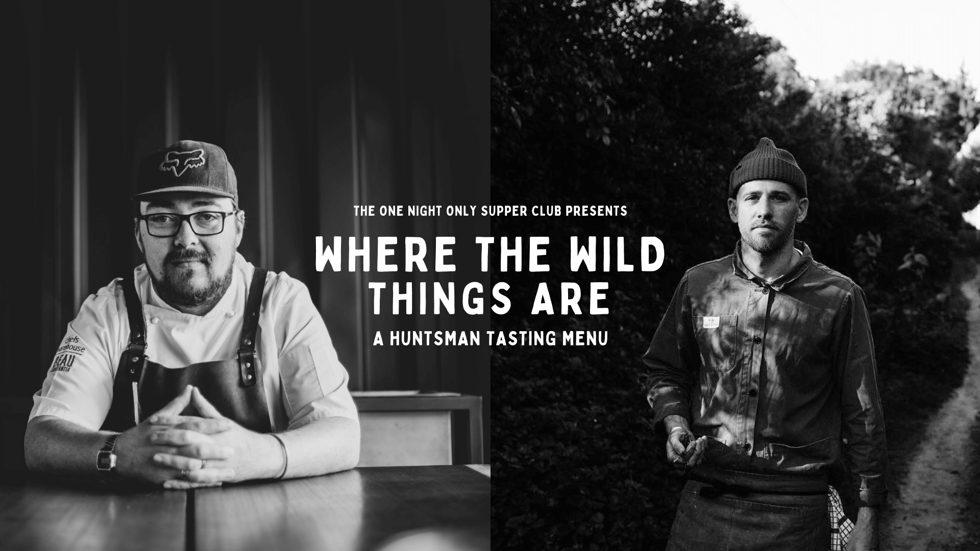 Chefs Ivor Jones and Wesley Randles