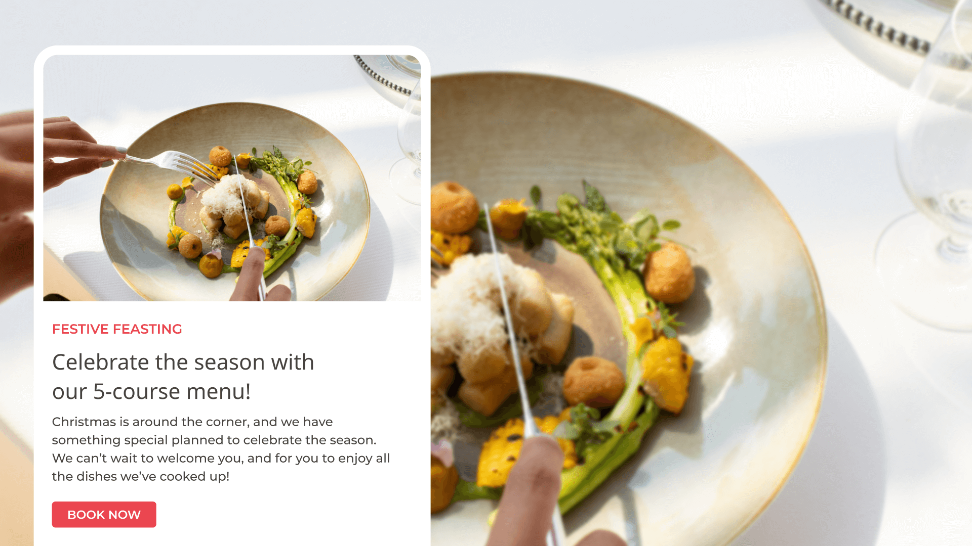 Newsletter and SMS campaigns can help boost your restaurants visibility. 