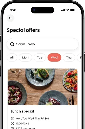 Dineplan app specials preview