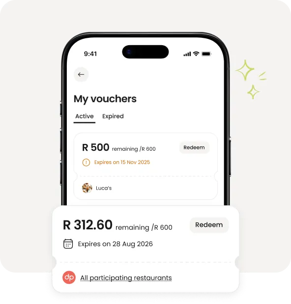 Gift voucher app preview placeholder